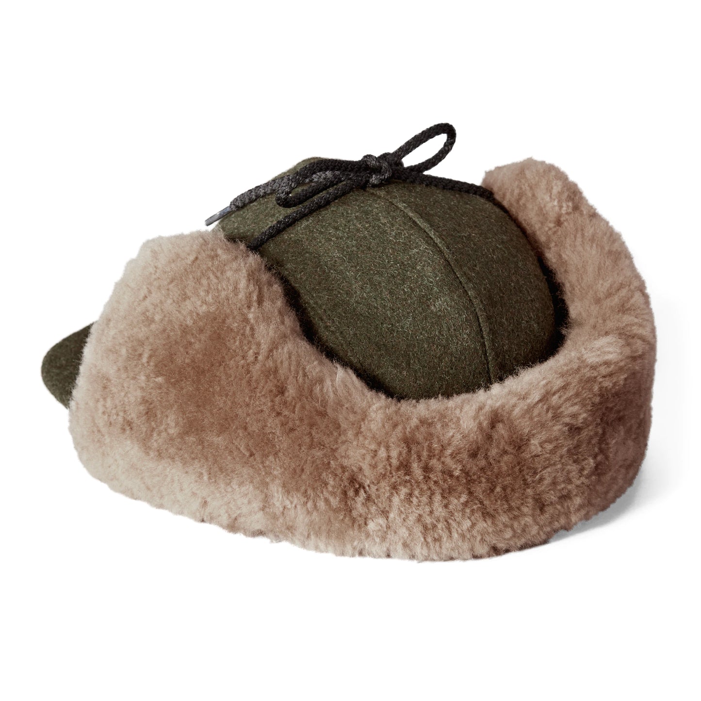 FILSON DOUBLE MACKINAW WOOL CAP - FOREST GREEN/ACORN
