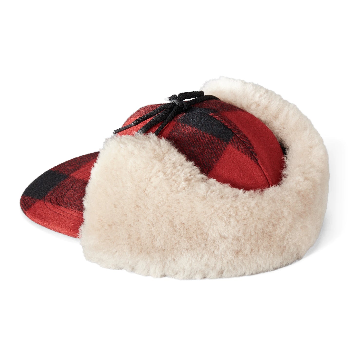 FILSON DOUBLE MACKINAW WOOL CAP - BLACK/BIRCH