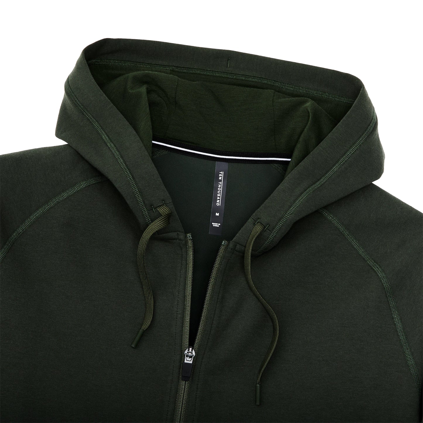 FILSON X TEN THOUSAND TECH ZIP HOODIE - DARK TIMBER
