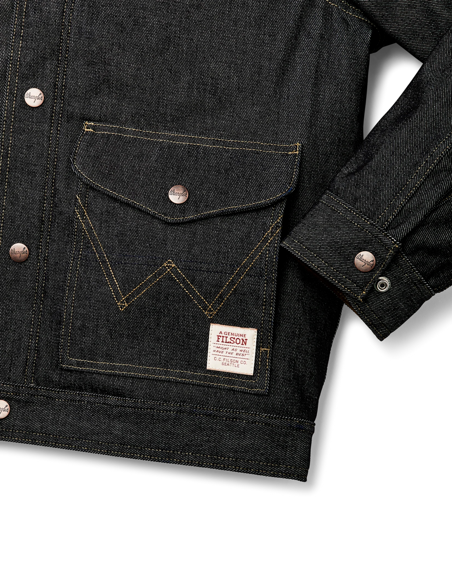 WRANGLER X FILSON DENIM WORK JACKET - INDIGO