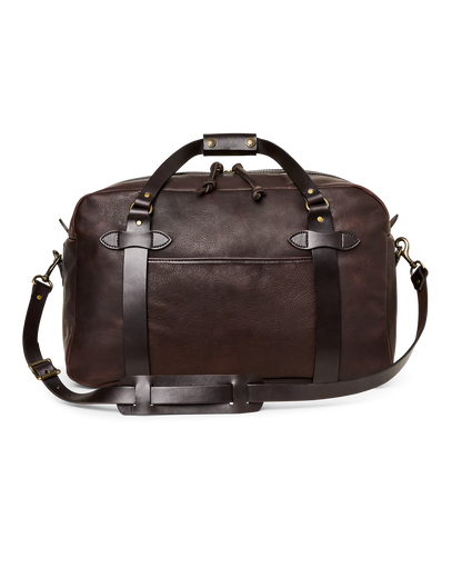 FILSON HERITAGE LEATHER MEDIUM DUFFLE BAG - BALLARD BROWN