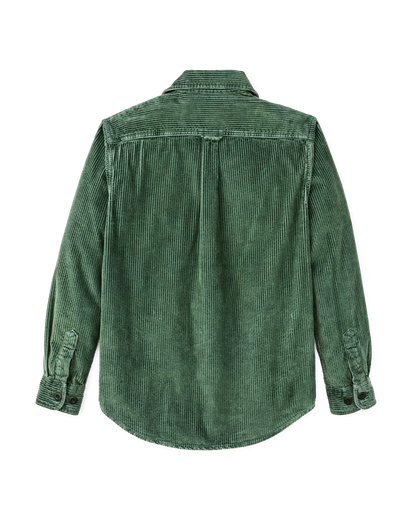 FILSON 6-WALE CORDUROY SHIRT - SEABED GREEN