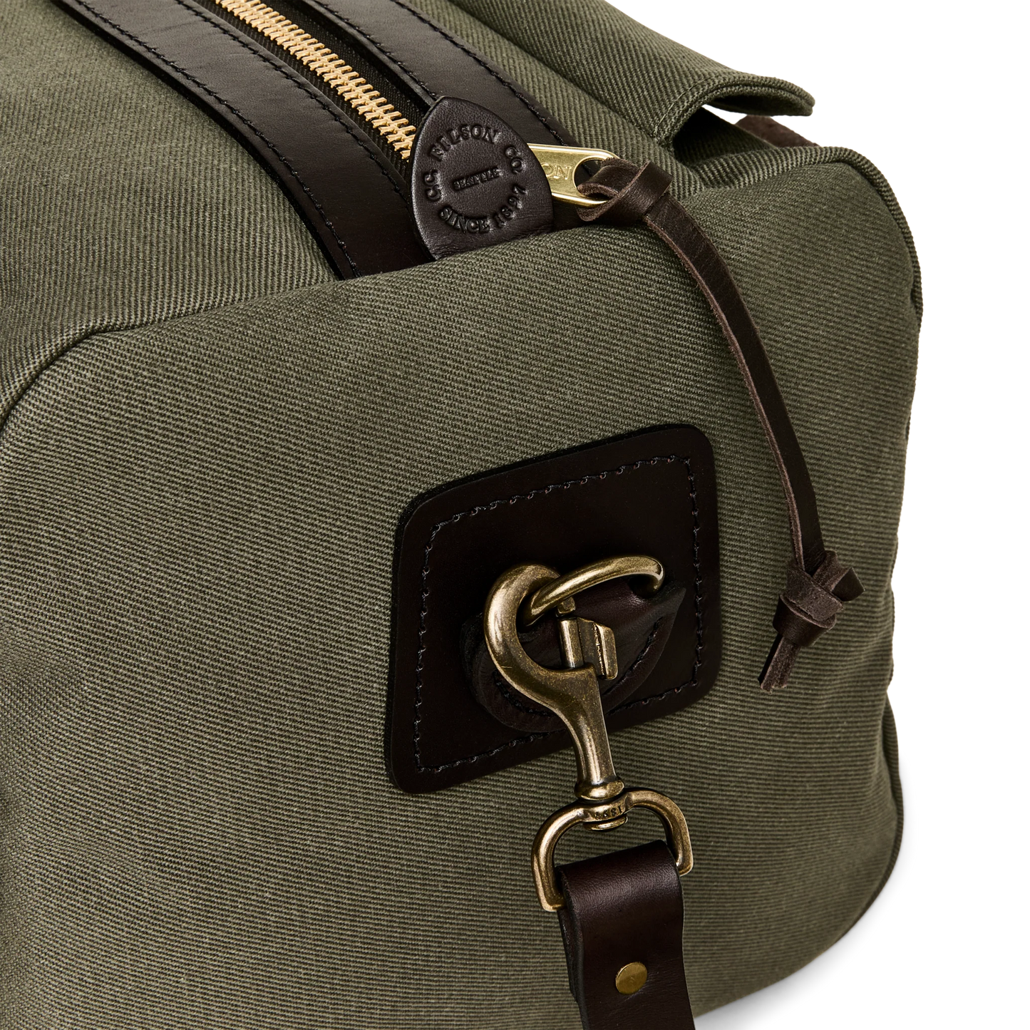 FILSON SMALL RUGGED TWILL DUFFLE BAG - Otter Green