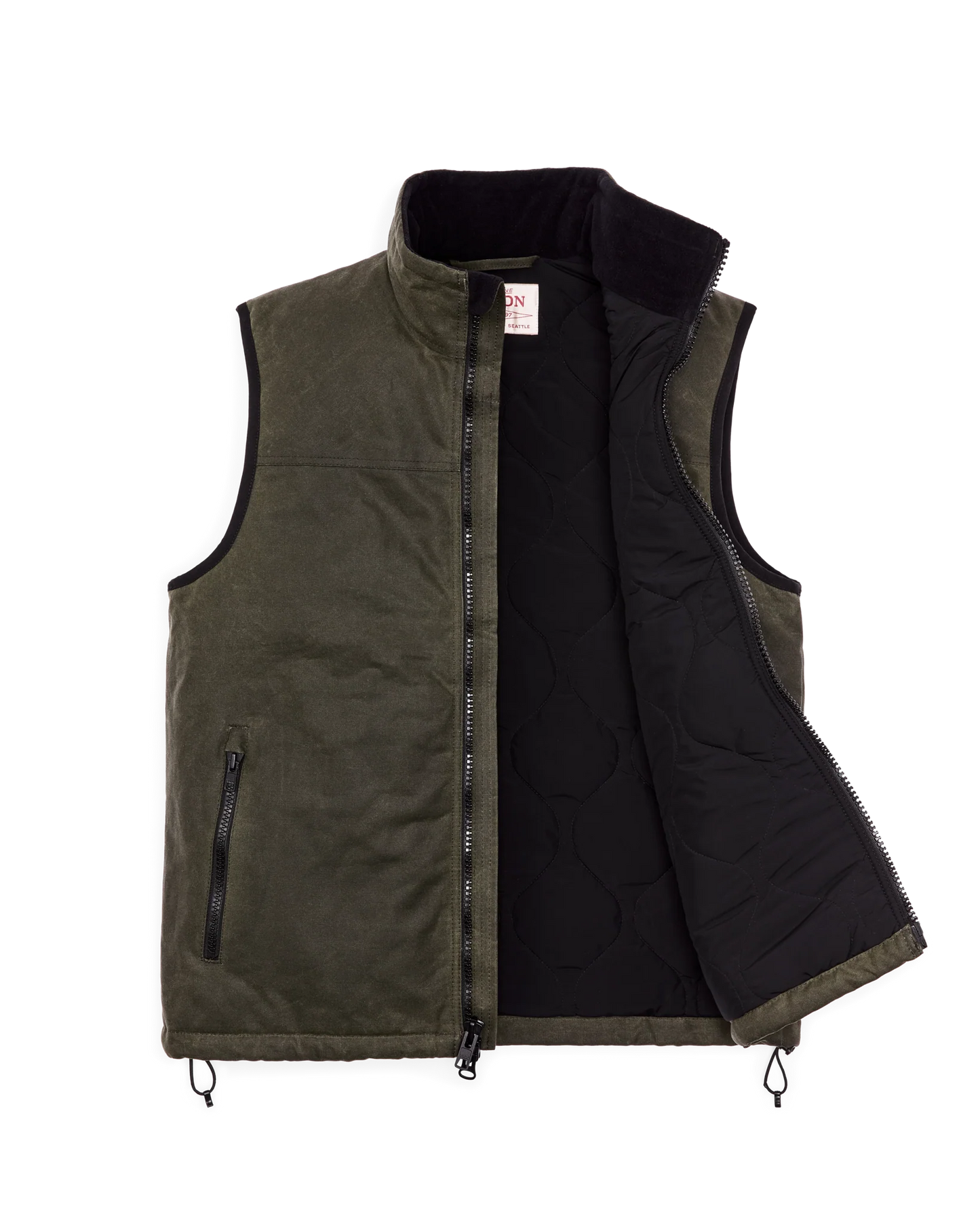 FILSON TIN CLOTH PRIMALOFT® VEST - OTTER GREEN