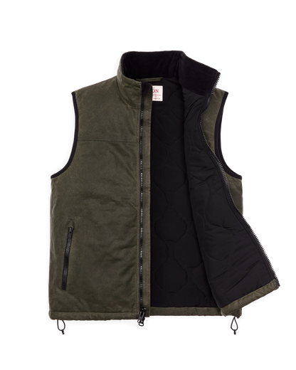 FILSON TIN CLOTH PRIMALOFT® VEST - OTTER GREEN
