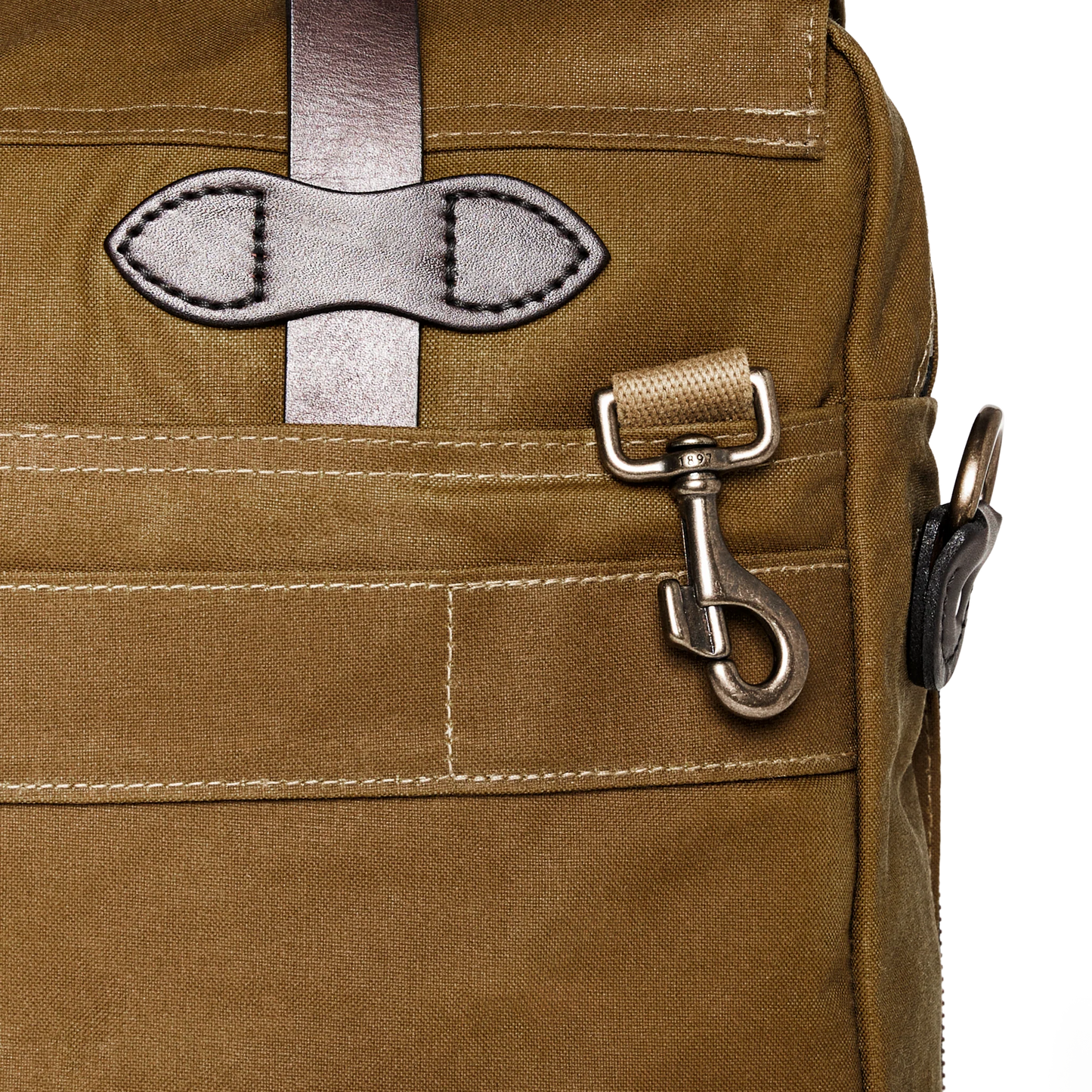 FILSON 24-HOUR TIN CLOTH BRIEFCASE - DARK TAN