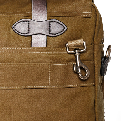 FILSON 24-HOUR TIN CLOTH BRIEFCASE - DARK TAN