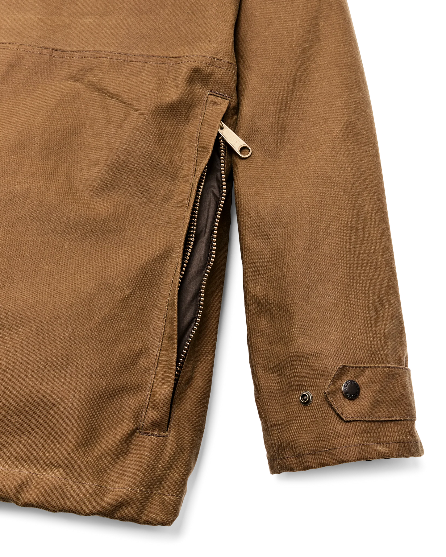 FILSON LINED TIN CLOTH FIELD JACKET - DARK TAN