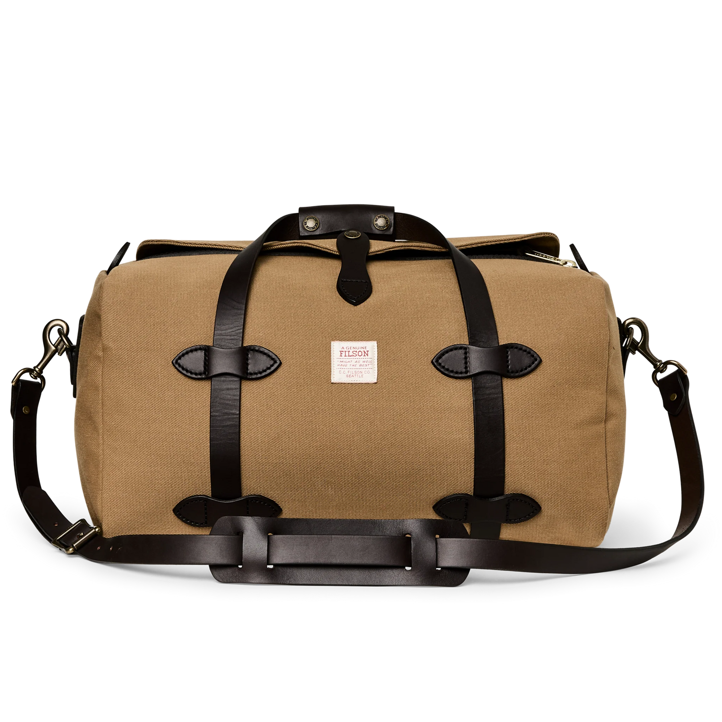 FILSON SMALL RUGGED TWILL DUFFLE BAG - TAN