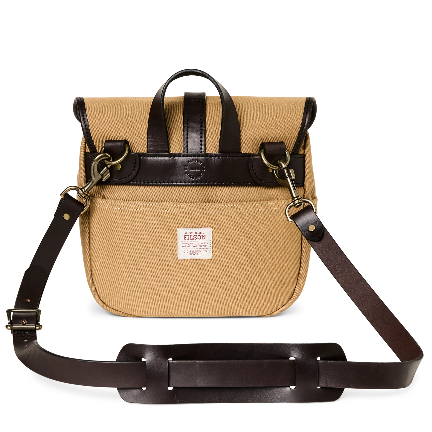 FILSON SMALL RUGGED TWILL FIELD BAG - TAN