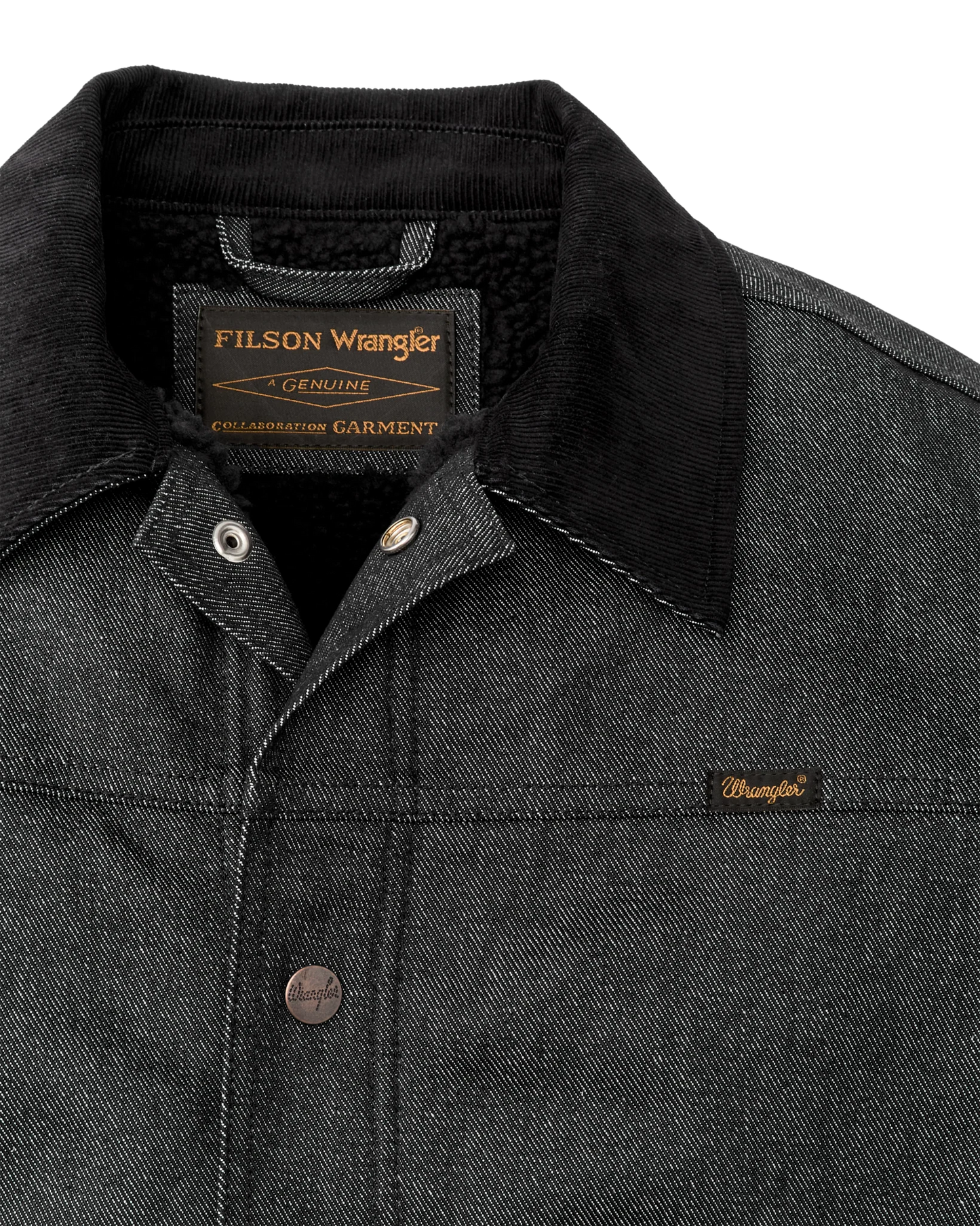 WRANGLER X FILSON DENIM WORK JACKET - BLACK