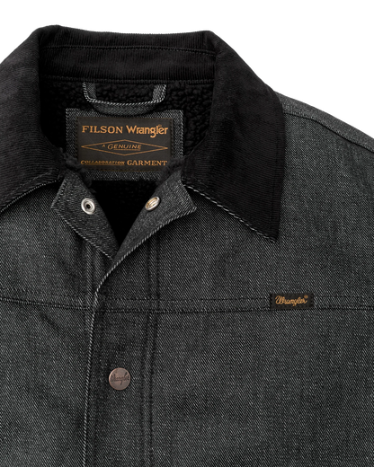 WRANGLER X FILSON DENIM WORK JACKET - BLACK