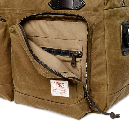 FILSON 48-HOUR TIN CLOTH DUFFLE BAG - DARK TAN
