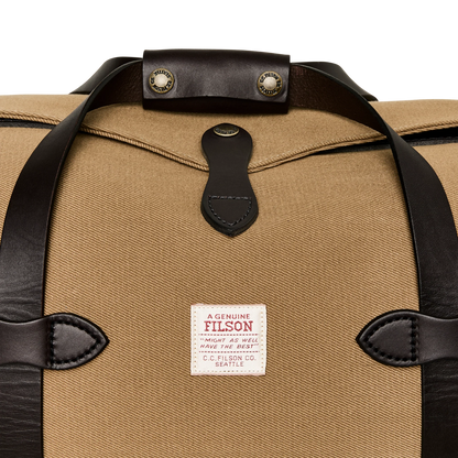 FILSON SMALL RUGGED TWILL DUFFLE BAG - TAN