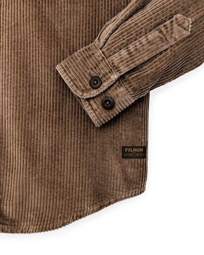 FILSON 6-WALE CORDUROY SHIRT - BROWN
