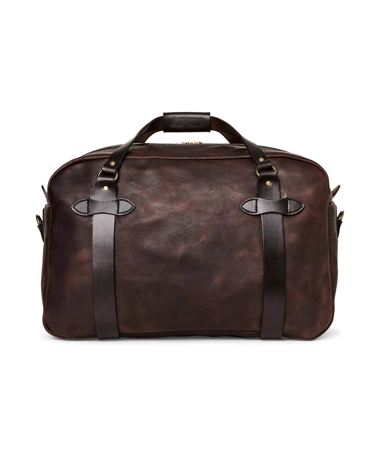 FILSON HERITAGE LEATHER MEDIUM DUFFLE BAG - BALLARD BROWN