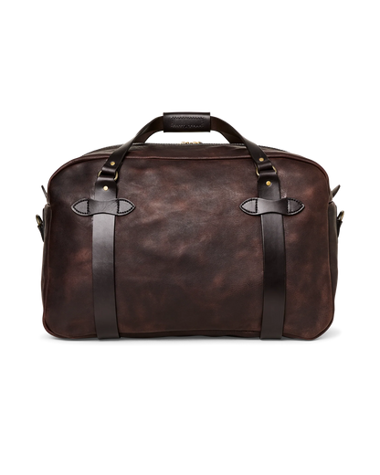 FILSON HERITAGE LEATHER MEDIUM DUFFLE BAG - BALLARD BROWN