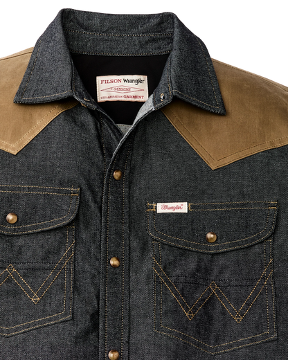 WRANGLER X FILSON WILD ADVENTURE SHIRT - INDIGO