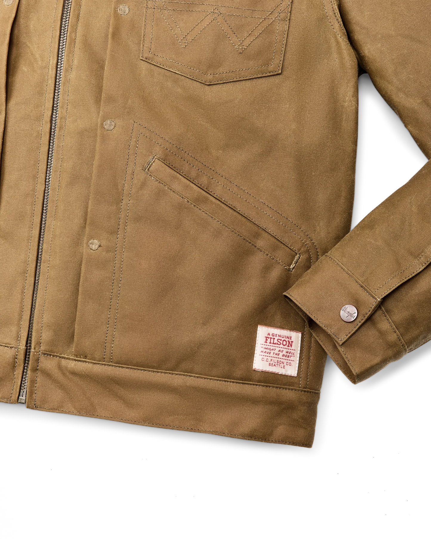 WRANGLER X FILSON ADVENTURE JACKET - DARK TAN