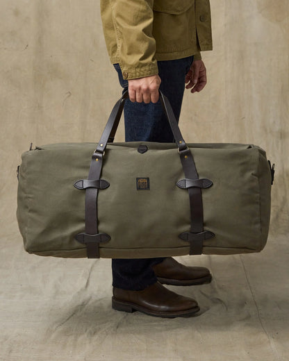 FILSON LARGE RUGGED TWILL DUFFLE BAG - Otter Green
