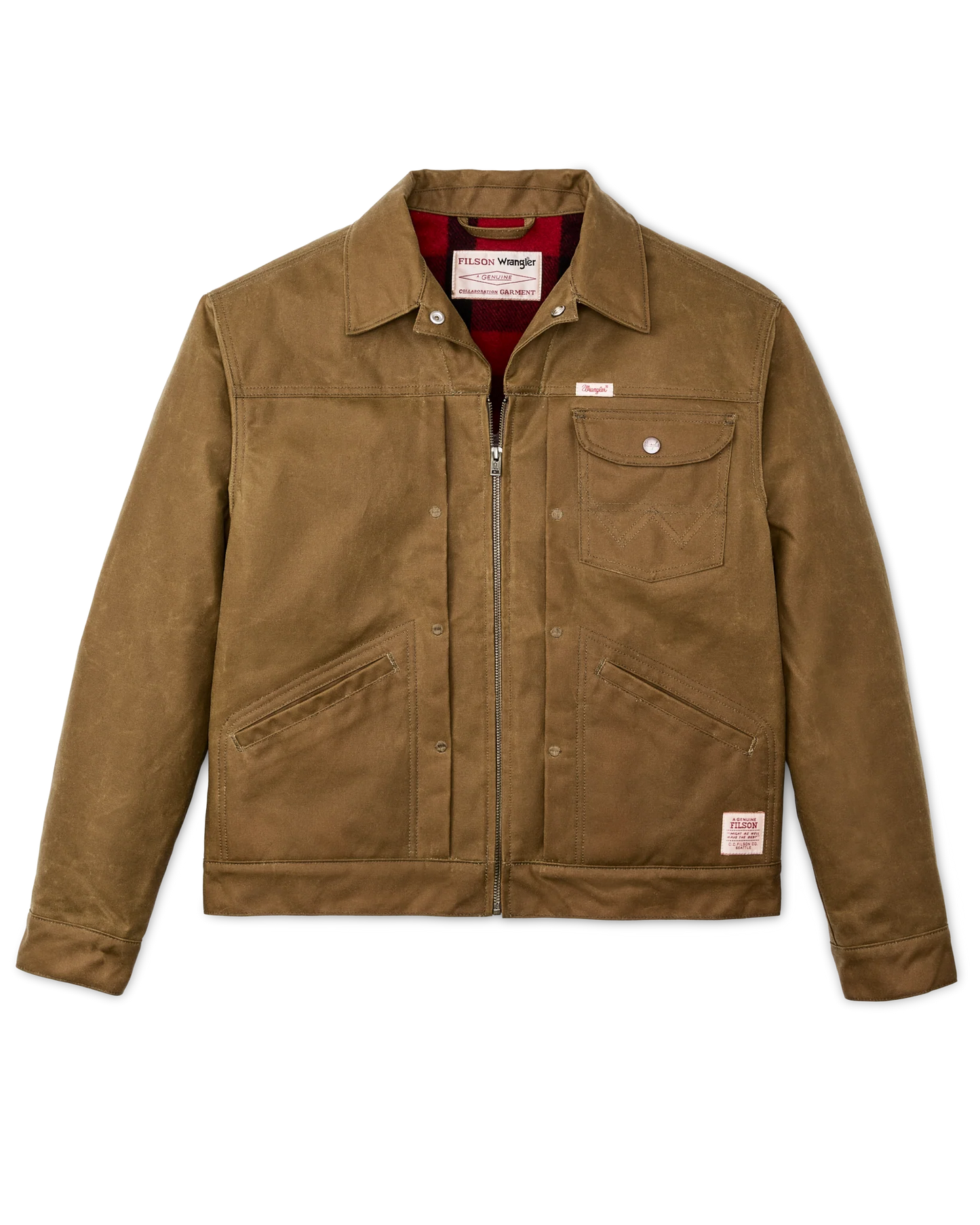 WRANGLER X FILSON ADVENTURE JACKET - DARK TAN