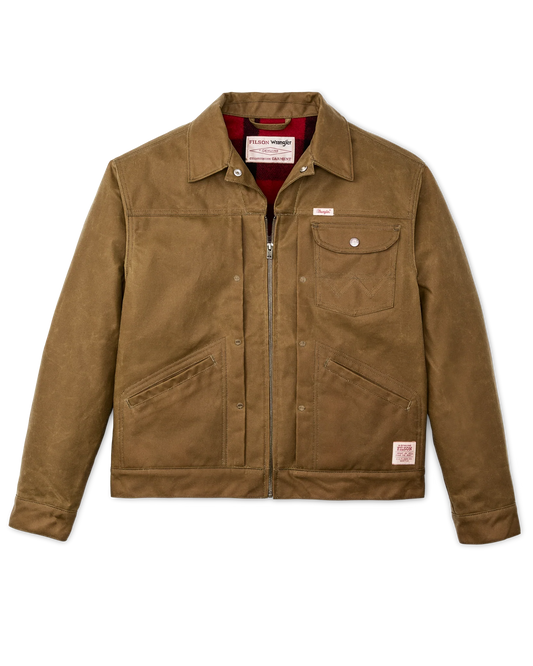 WRANGLER X FILSON ADVENTURE JACKET - DARK TAN
