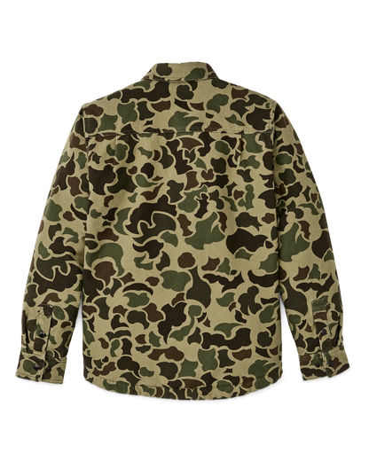 FILSON FLEECE LINED JAC-SHIRT - TUNDRA SHRUB CAMO