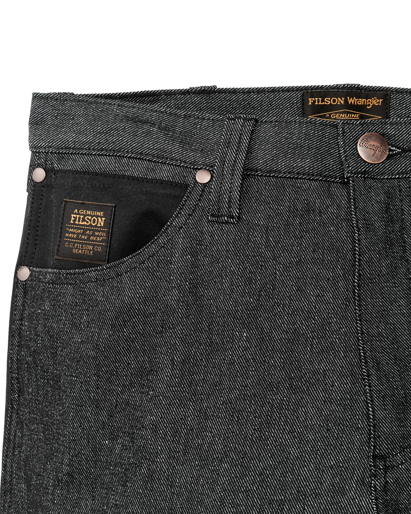 WRANGLER X FILSON WILD ADVENTURE JEANS - BLACK