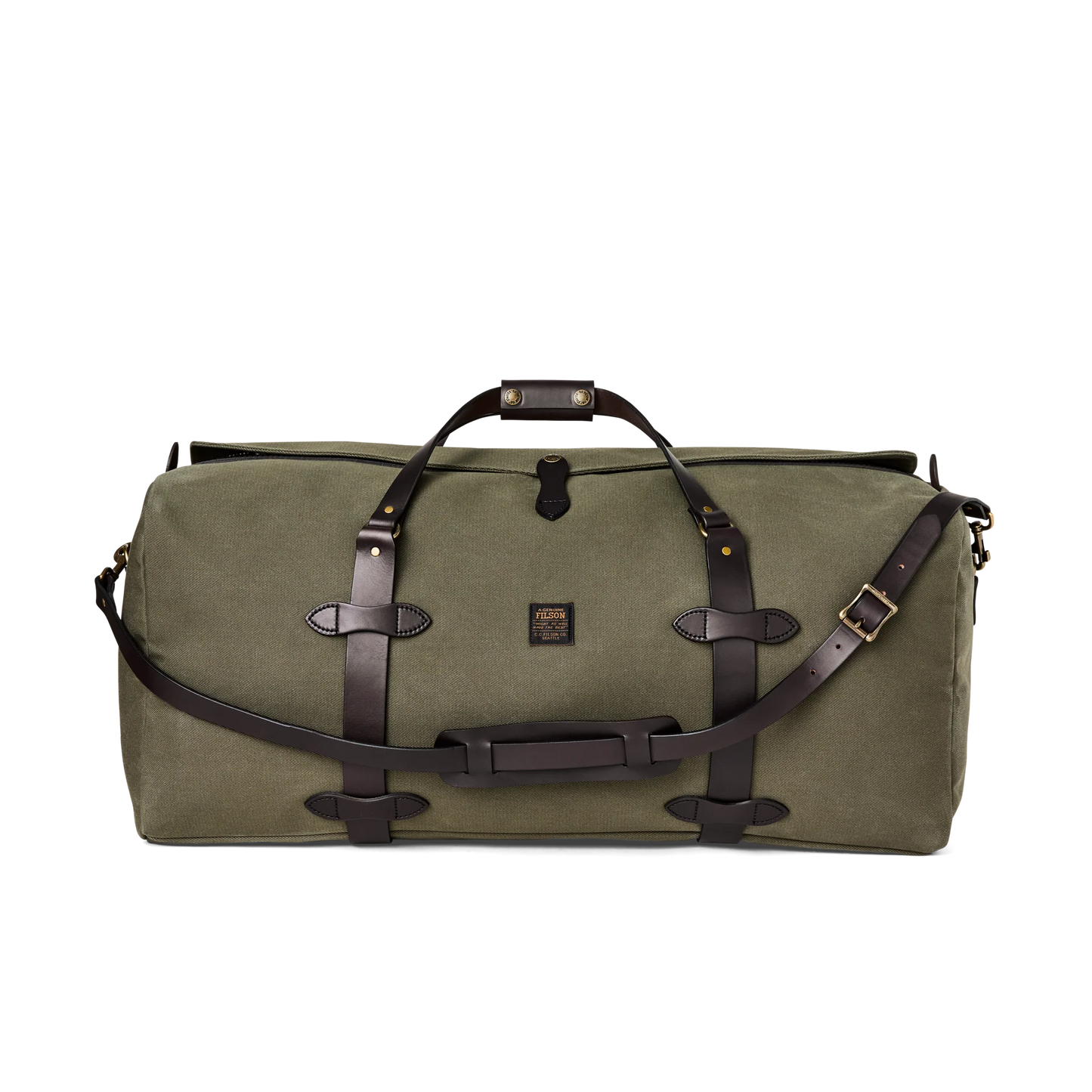 FILSON LARGE RUGGED TWILL DUFFLE BAG - Otter Green
