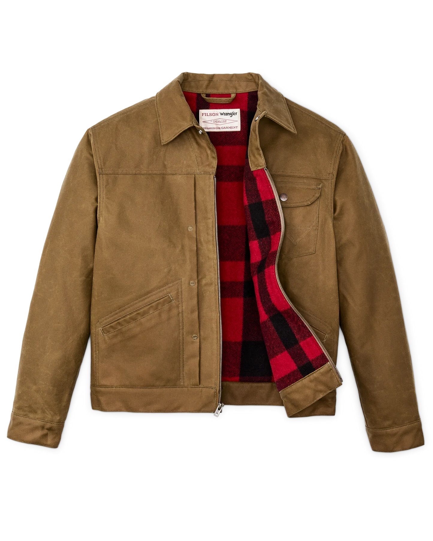 WRANGLER X FILSON ADVENTURE JACKET - DARK TAN