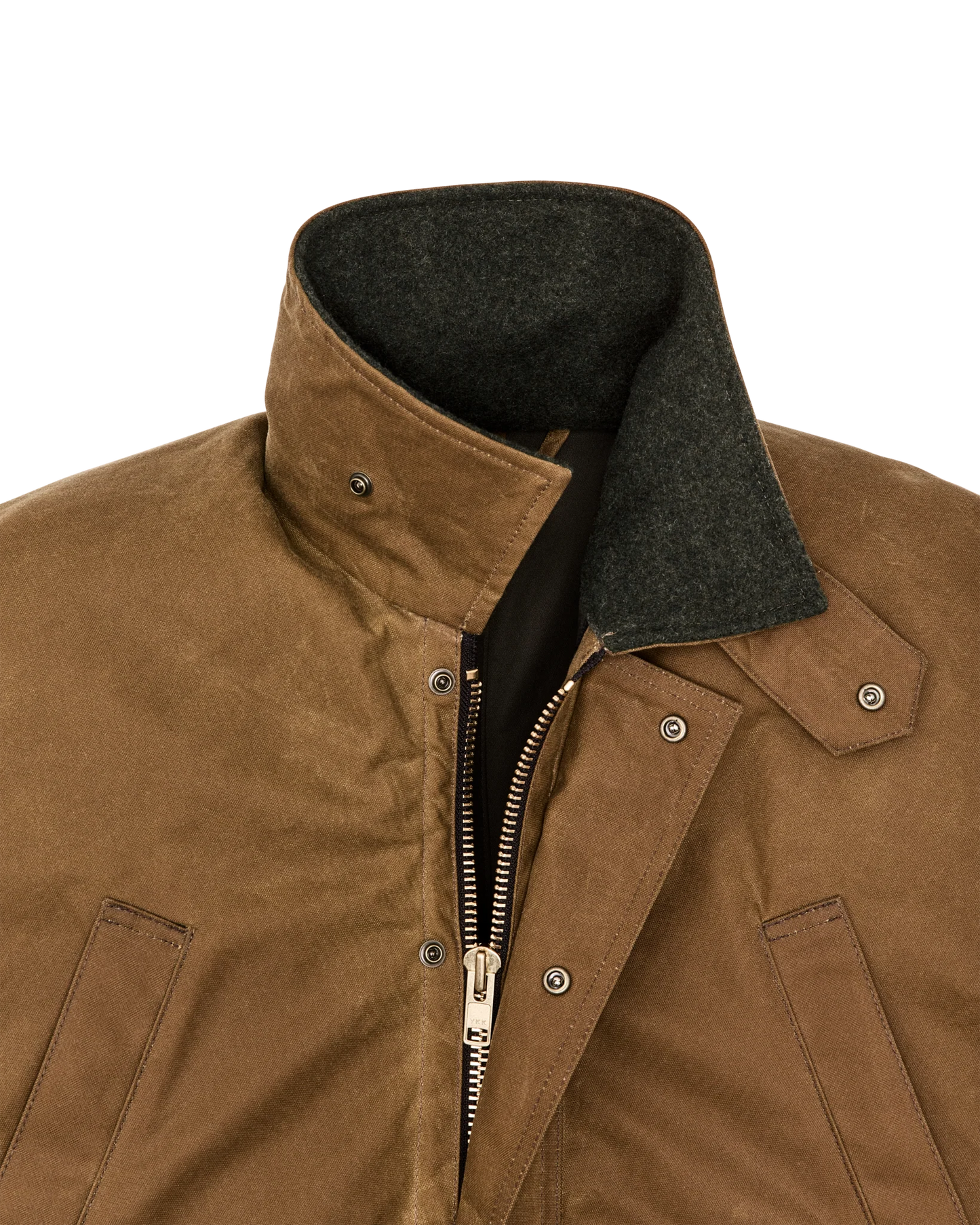 FILSON LINED TIN CLOTH FIELD JACKET - DARK TAN
