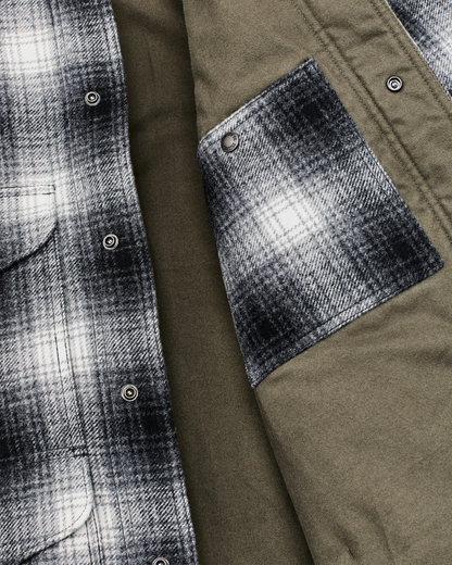 FILSON SPOKANE INSULATED CRUISER JACKET - CHARCOAL OMBRE