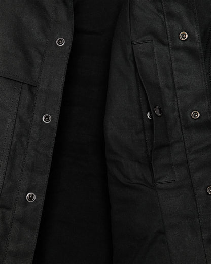 FILSON LINED TIN CLOTH CRUISER JACKET - BLACK