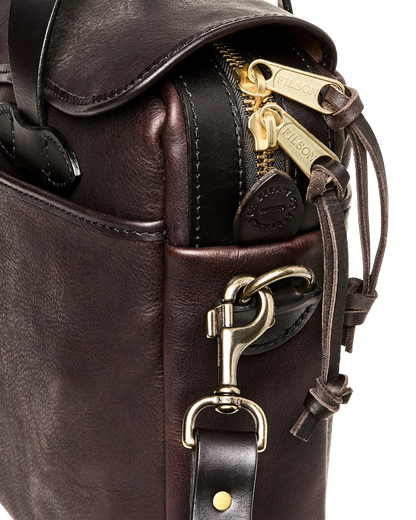 FILSON HERITAGE LEATHER JOURNEYMAN ORIGINAL BRIEFCASE - BALLARD BROWN