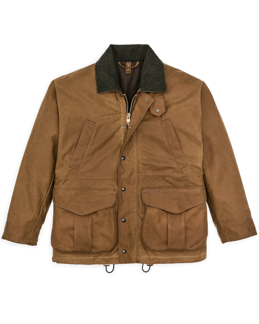 FILSON LINED TIN CLOTH FIELD JACKET - DARK TAN