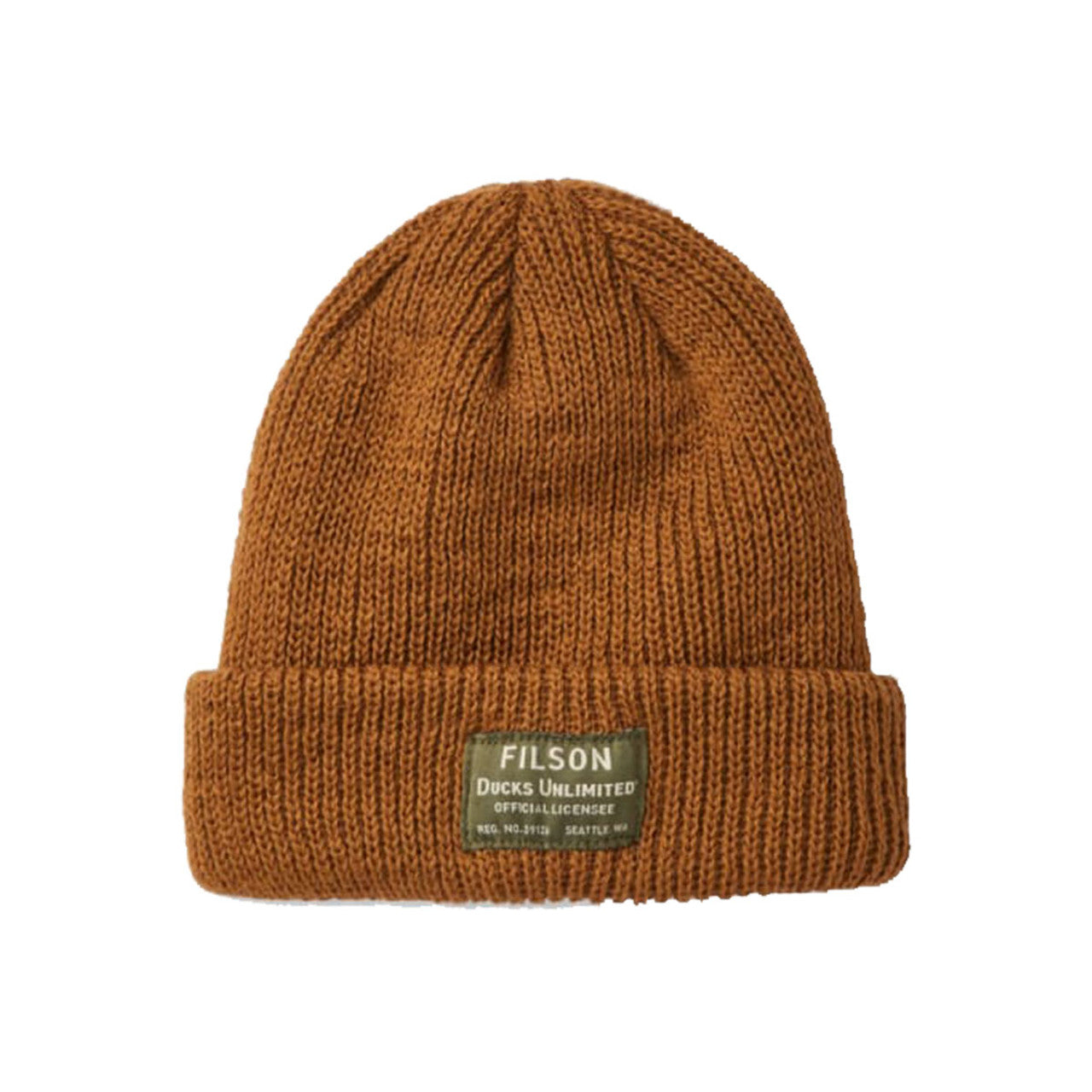 FILSON DUCKS UNLIMITED WATCH CAP BEANIE - COPPER