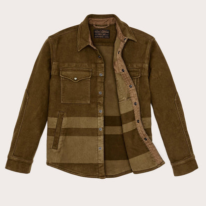 FILSON BEARTOOTH JAC-SHIRT - MARSH OLIVE BLANKET STRIPE