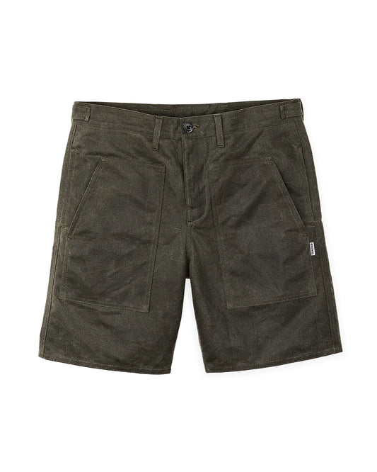 FILSON X BIRDWELL TIN CLOTH TAC SHORT - OTTER GREEN