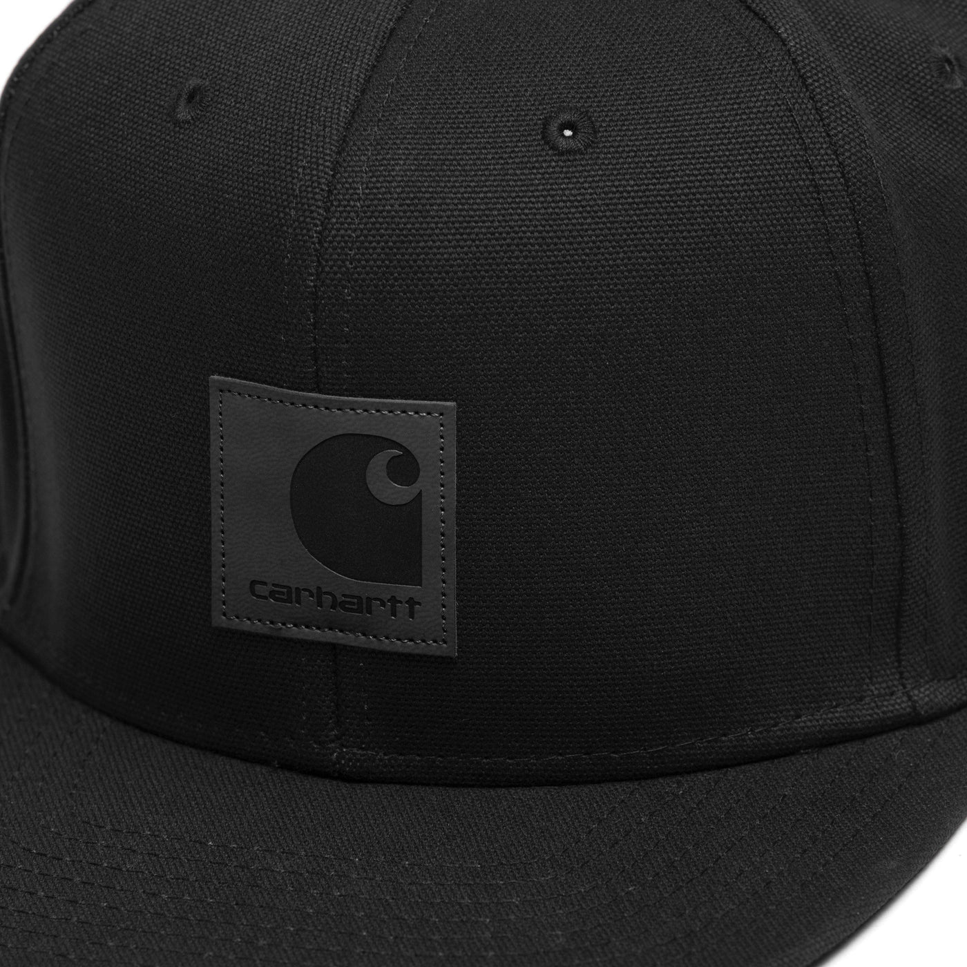 CARHARTT WIP LOGO CAP - BLACK