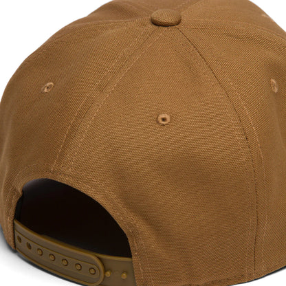 CARHARTT WIP LOGO CAP - HAMILTON BROWN