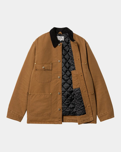 CARHARTT WIP OG CHORE COAT - DEEP HAMILTON BROWN AGED CANVAS