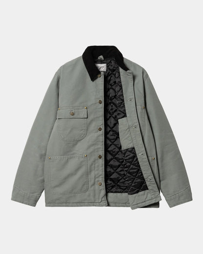 CARHARTT WIP OG CHORE COAT - SMOKE GREEN AGED CANVAS