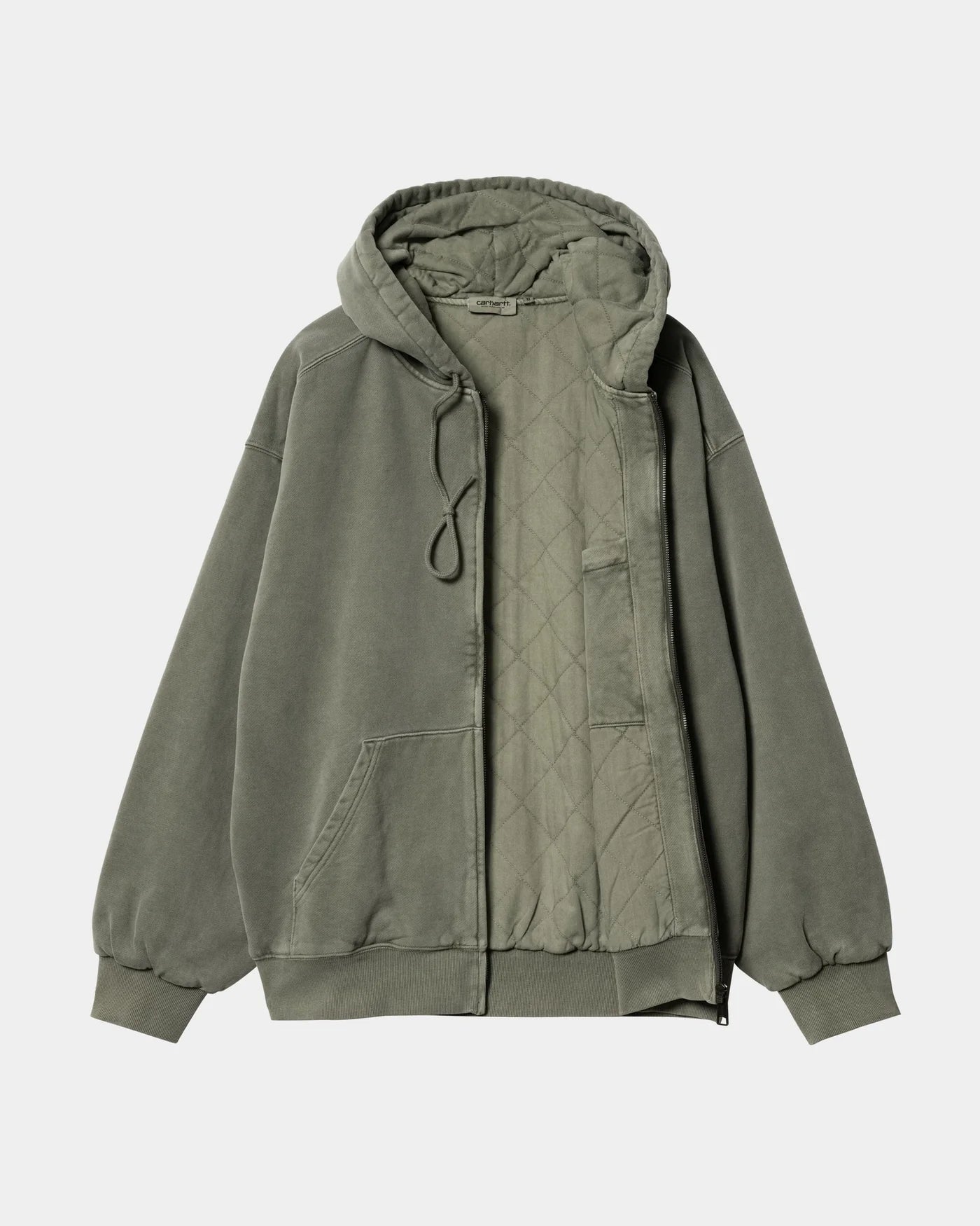 CARHARTT WIP HOODED VISTA JACKET - SMOKE GREEN