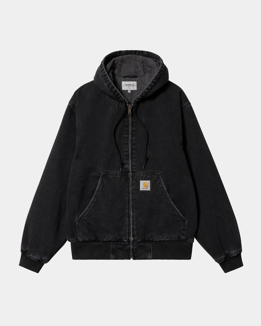 CARHARTT WIP OG Active Jacket Denim (Winter) - Black (stone washed) 'Maitland' Denim