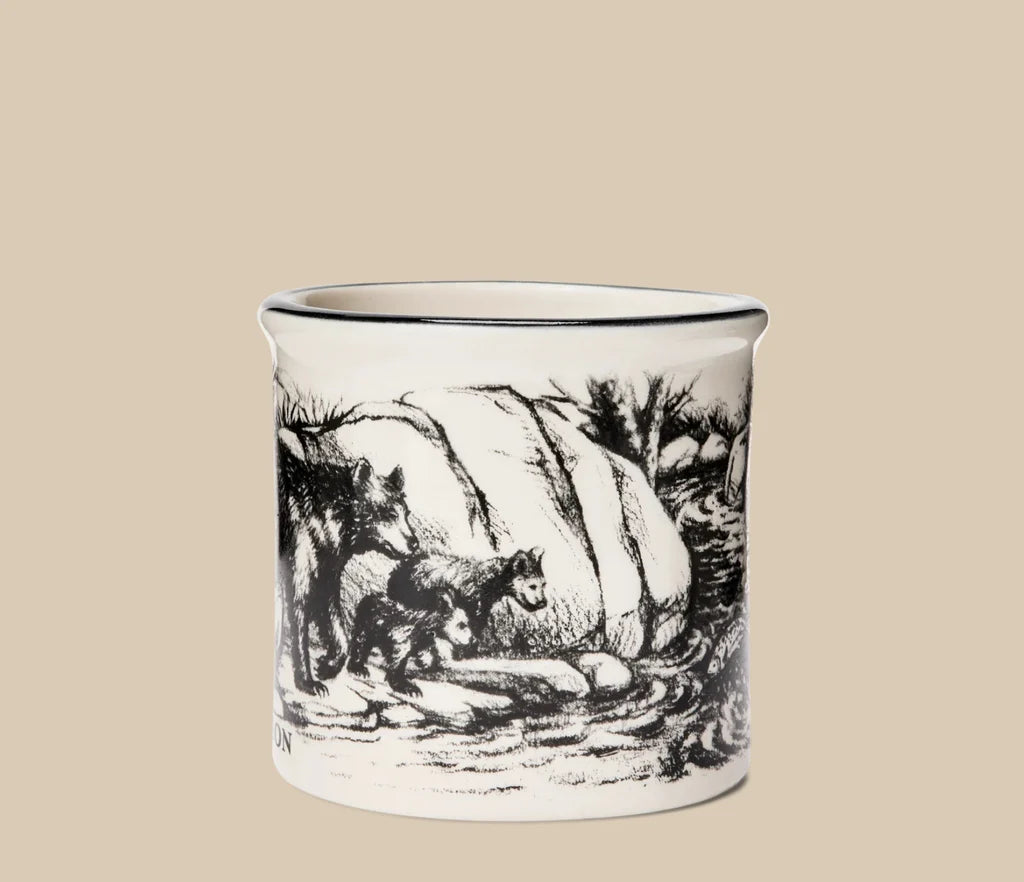 FILSON STONEWARE MUG - NATURAL / BEARS