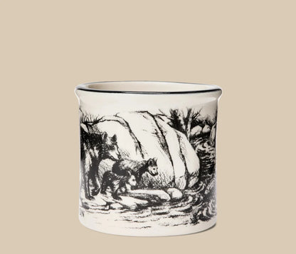 FILSON STONEWARE MUG - NATURAL / BEARS