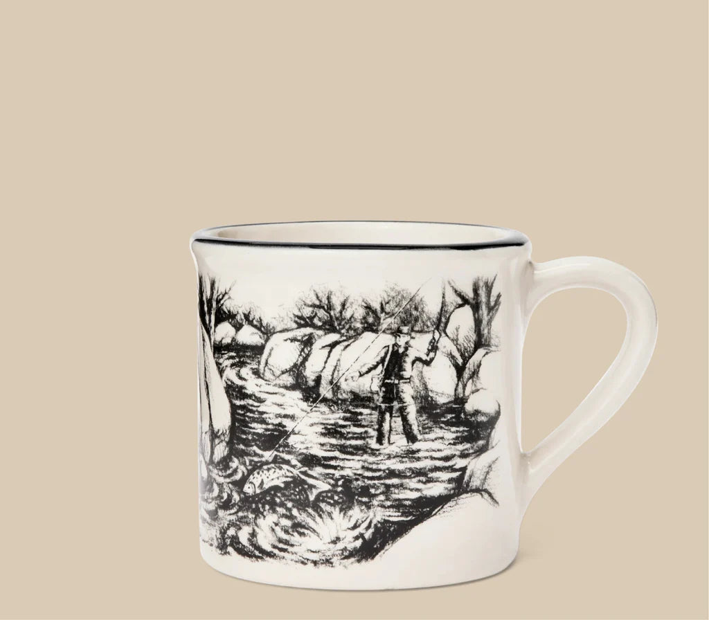 FILSON STONEWARE MUG - NATURAL / BEARS