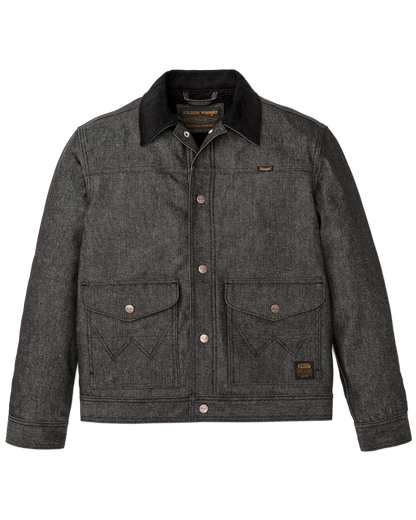 WRANGLER X FILSON DENIM WORK JACKET - BLACK