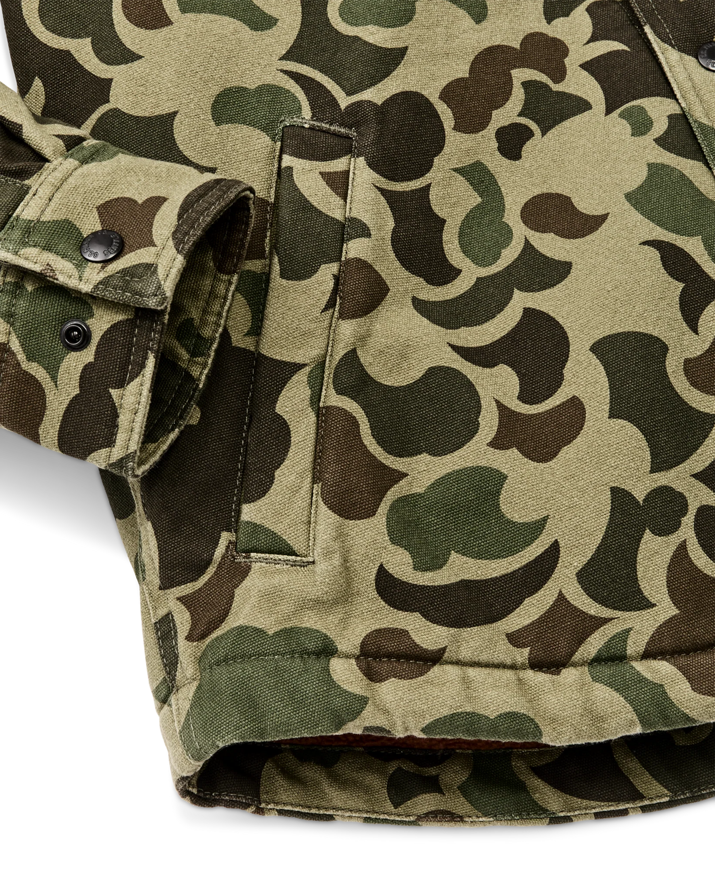 FILSON FLEECE LINED JAC-SHIRT - TUNDRA SHRUB CAMO