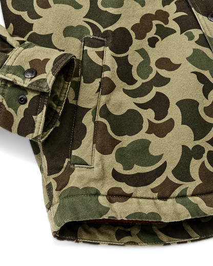 FILSON FLEECE LINED JAC-SHIRT - TUNDRA SHRUB CAMO